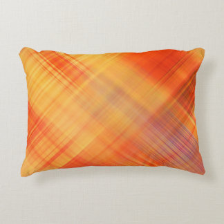 art abstract geometric diagonal lines pattern, blu accent pillow