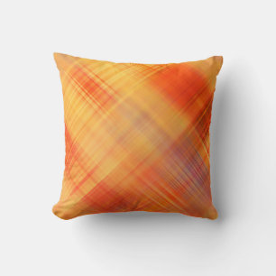 art abstract geometric diagonal lines pattern, blu throw pillow