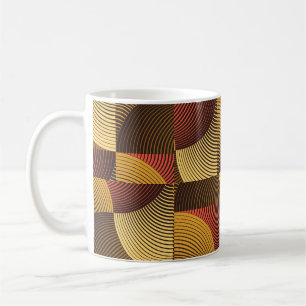 Art Abstract Geometric Textured Background Coffee Mug