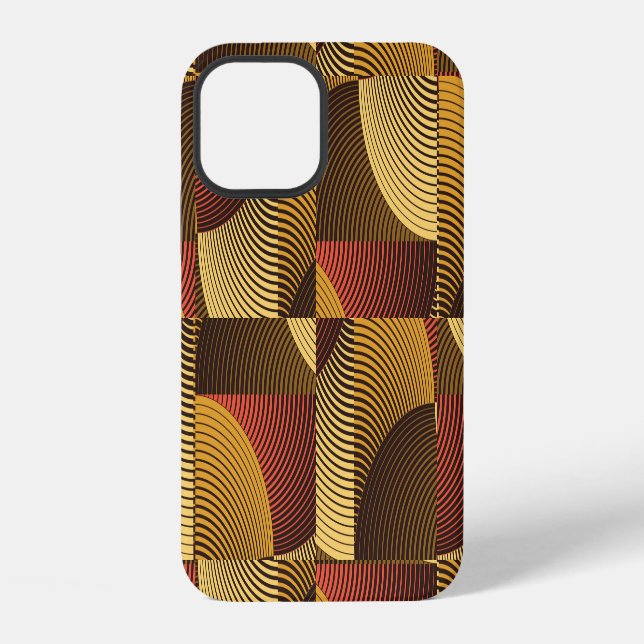 Art Abstract Geometric Textured Background iPhone Case (Back)