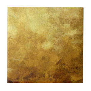 art abstract painted background in golden colour tile