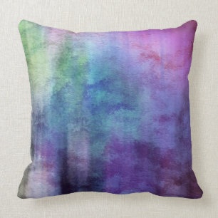 art abstract watercolor background on paper 2 throw pillow