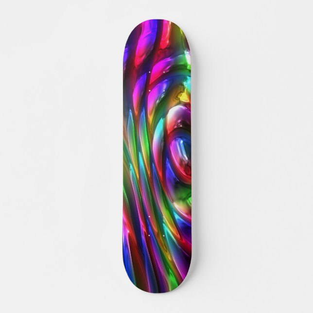 Art Abstrait 14 Skateboard (Devant)