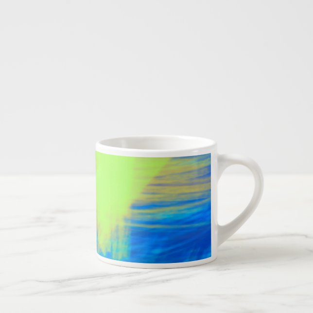 Art Abstrait Brochures Café Mug (Droite)