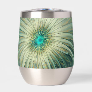 Art abstrait de fleurs de fantaisie vert sauge fra