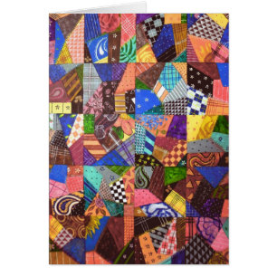 Art abstrait d'édredon de patchwork d'édredon fol