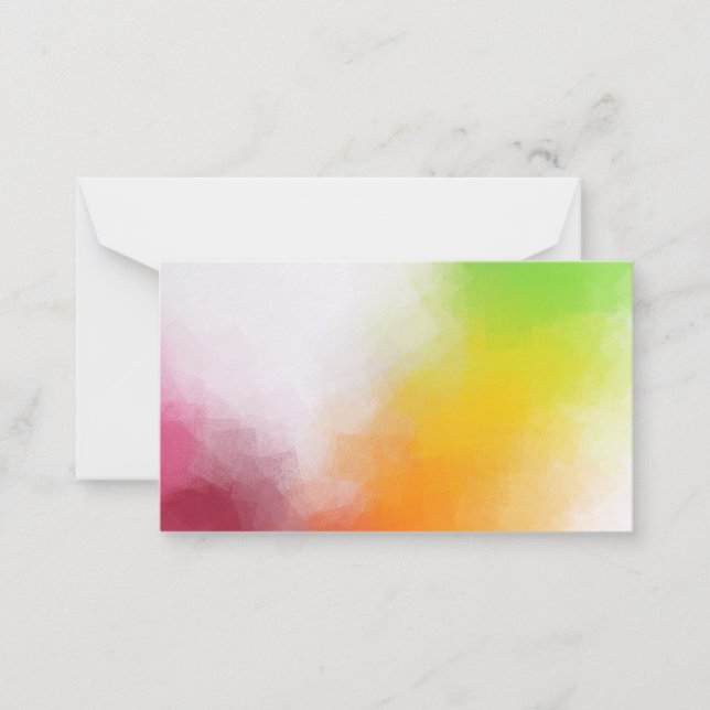 Art Abstrait moderne Blank Modèle rouge jaune (Devant)