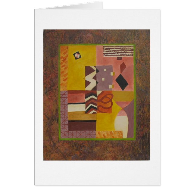 Art abstrait moderne multicolore (Devant)