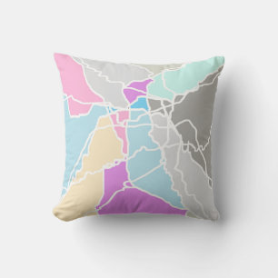 Art abstrait style moderne design original coussin