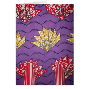 Art africain Abstrait : Vagues de passion violette