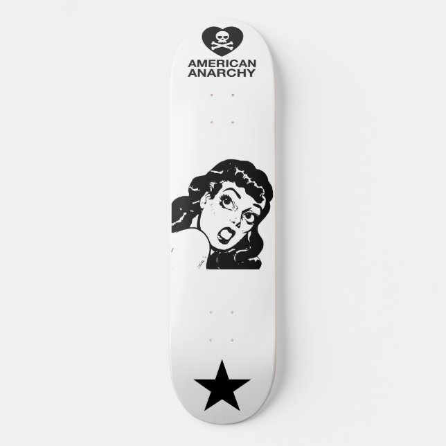 Art anarchique - Skateboard (Recto)
