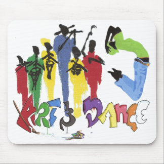 art and dance mouse pad