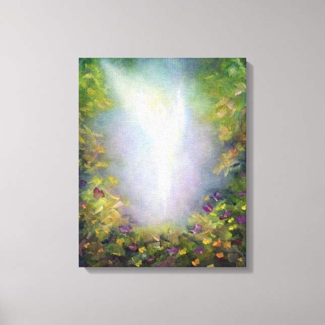 Art Angel de guérison Imprimer sur toile (Recto)