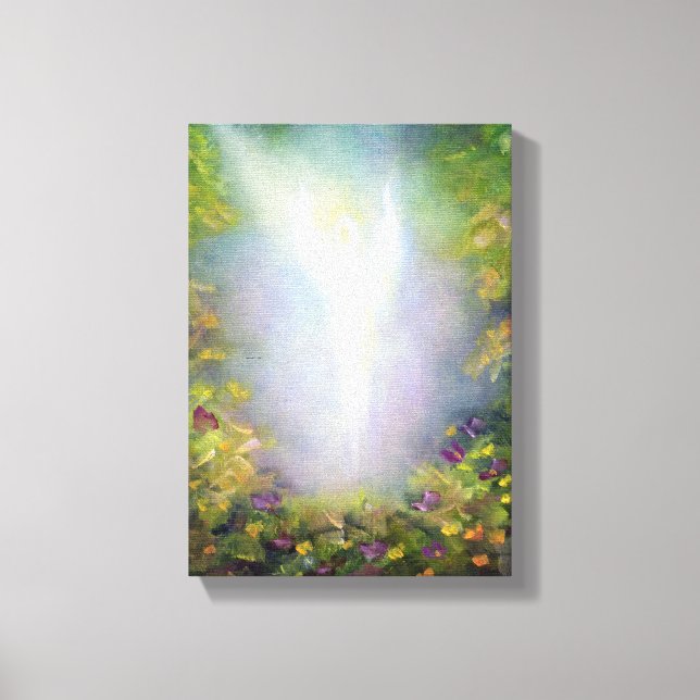 Art Angel de guérison Imprimer sur toile (Recto)