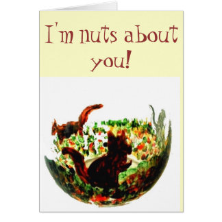 Art animal mignon écureuils d'automne