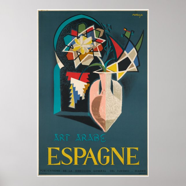 Art Arabe, Espagne, Poster vintage (Devant)