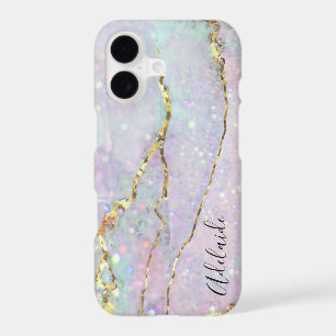 art au marbre pastel paillettes
