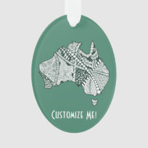 Art australien de carte