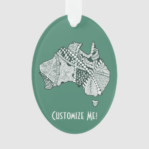 Art australien de carte