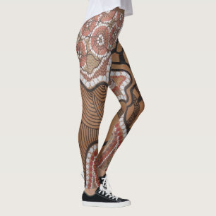Art autochtone Gamilaroi Leggings