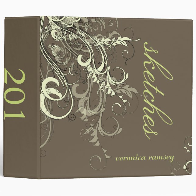 Art binders, sketches binders (Front/Spine)