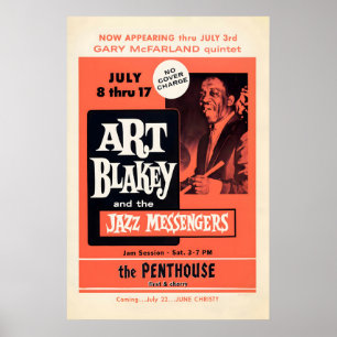 Art Blakey & The Jazz Messengers jazz poster