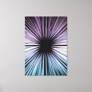 Art blanc et noir de mur de toile d'illusion