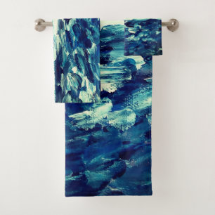 Art bleu moderne Abstrait