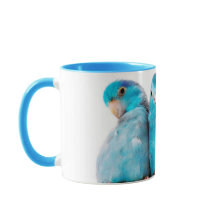 Art bleu Pacifique de tasse de tasse de Parrotlet