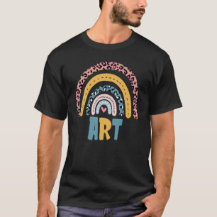 Art Boho Rainbow Student Teacher Back To School T-Shirt