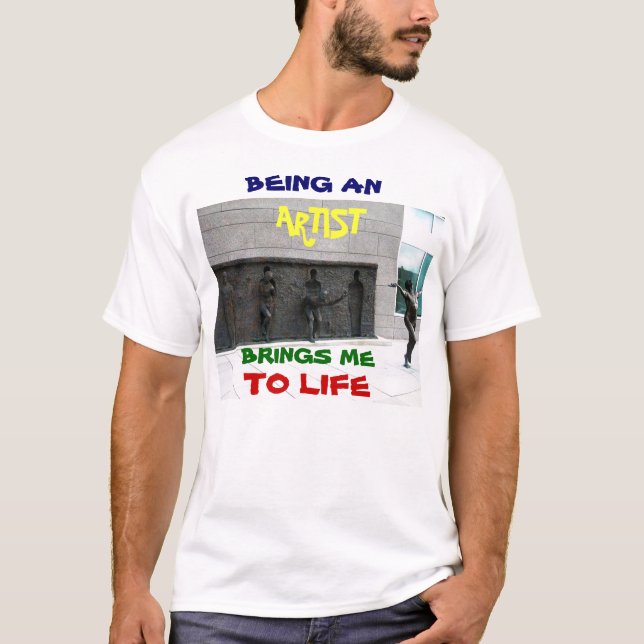 ART BRINGS ME TO LIFE tee (Front)