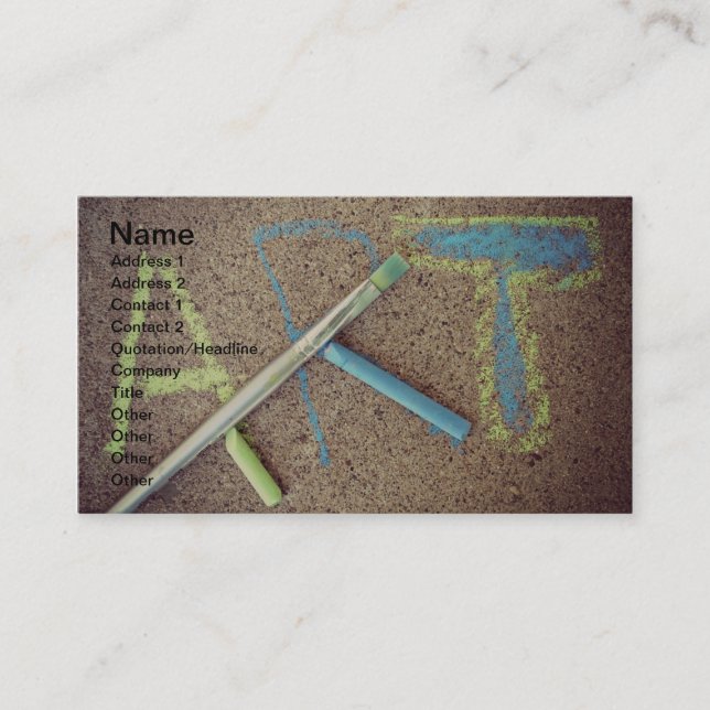 ART BUSINESS CARD (Front)