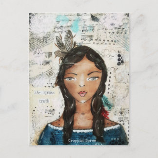 Art by Croppin Spree Postcard