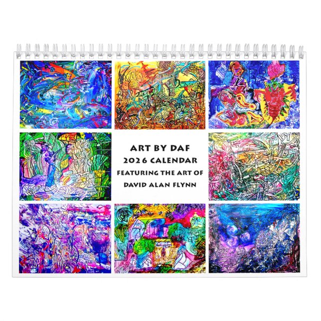 ART BY DAF 2026 CALENDAR 2 (Cover)