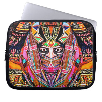 Art by Davey AFRICANA Laptop Sleeve