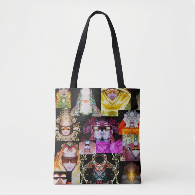 Art by Davey PHOTOBOOTHME Collage Tote Bag (Front)