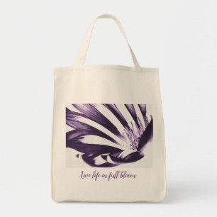 Art by Heather Grocery tote life in full bloom Bag