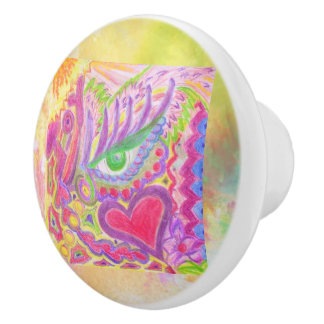 Art by Veronica Mandala Knob Drawer Pull