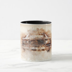 art cadillac mug