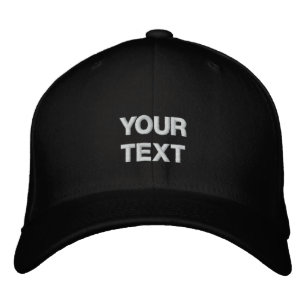 Art Cap: Arty Clothes Badge. Custom Text Embroidered Hat