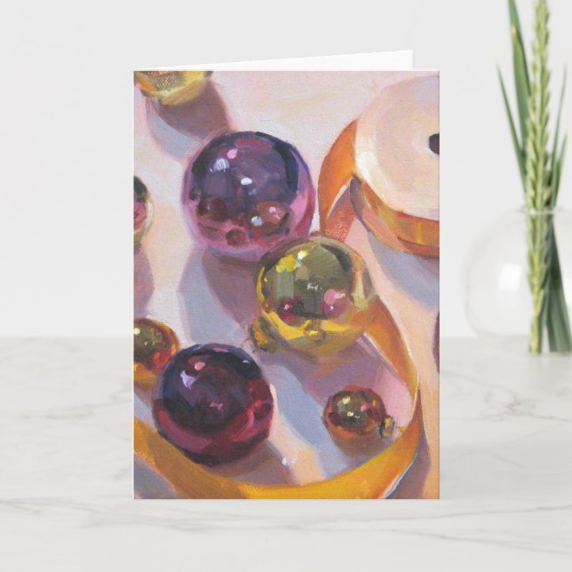 Art Card blank Christmas "Wrapping and Rolling" (Front)