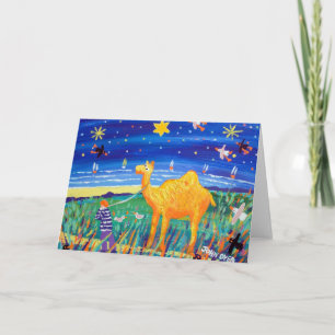 Art Card: Humpy Cornish Camel Christmas Card
