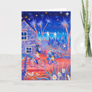 Art Card: Magical Evening, Beach Cottage, Tresco Card