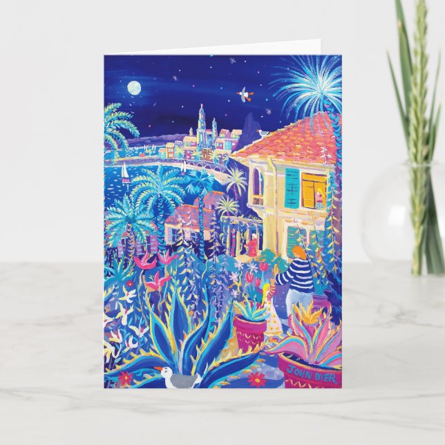 Art Card: Moonlit Serenade, Clos du Peyronnet Holiday Card (Front)