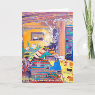 Art Card: Peruvian Potato Eaters, Peru. Card