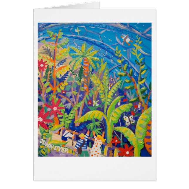 Art Card: Rainforest. Eden Project (Front)
