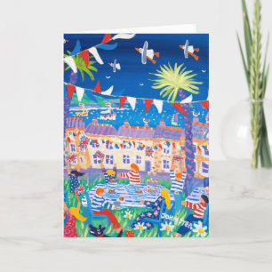 Art Card: Seaside Jubilee Tea Party by John Dyer Card