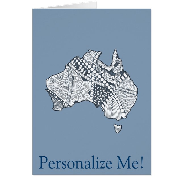 Art carte australien (Devant)