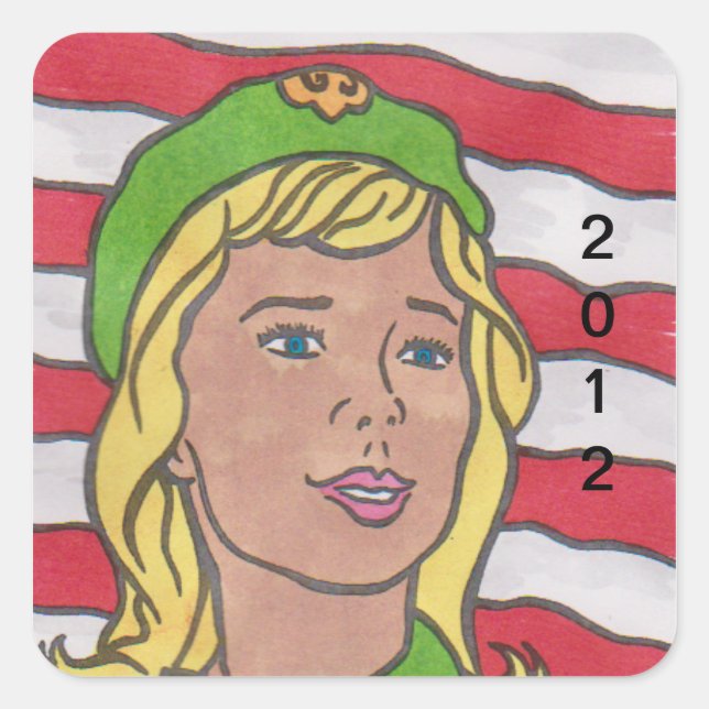 ART CENTENAIRE DE SCOUTING par David Smith STICKER (Devant)