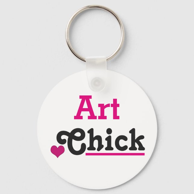 Art Chick Keychain (Front)